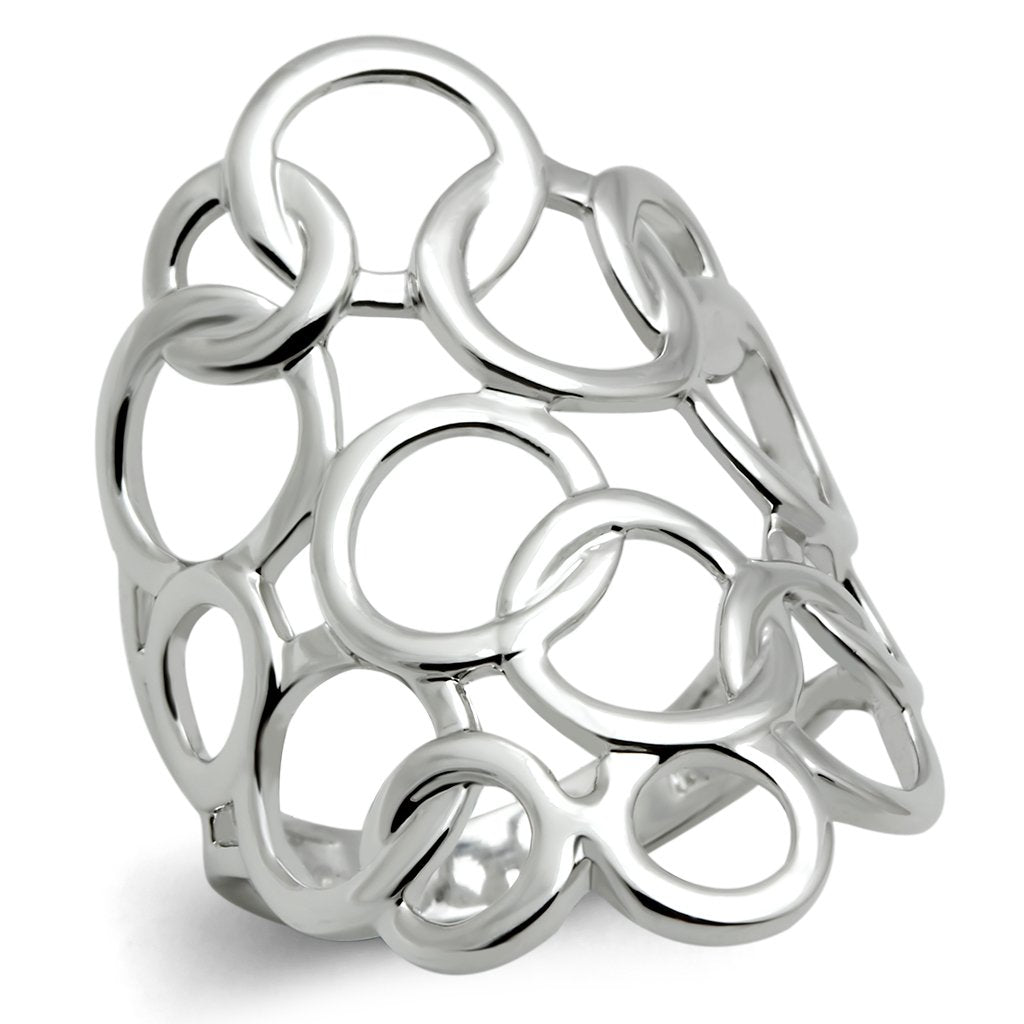 3W170 - Rhodium Brass Ring with No Stone – The General Store